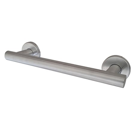 Kingston Brass GBS1412CS8 12-Inch x 1-1/4 Inch O.D Grab Bar, Brushed Nickel GBS1412CS8